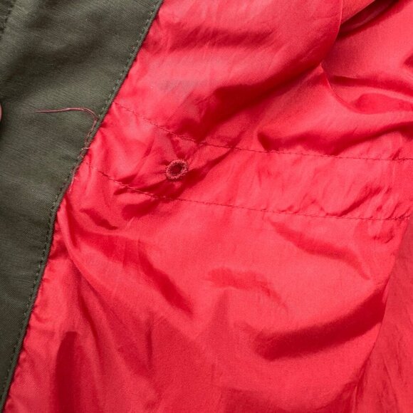 Eddie Bauer Jacket Womens Small olive Green  Full Zip Button Long Sleeve Fleece - Picture 8 of 14